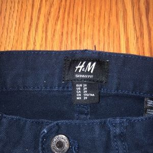 H&M navy blue pants